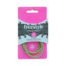 Freestyle Thin Hair Elastics Metal Free Blonde 6pc Retail Freestyle