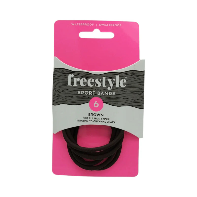 Freestyle Sports Bands Brown 6pc Retail Freestyle
