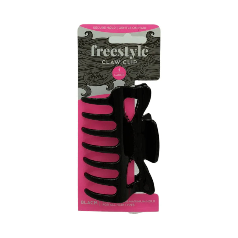 Freestyle Claw Clip Large Black 1pc Retail Freestyle