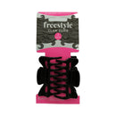 Freestyle Claw Clips Medium Black 2pc Retail Freestyle