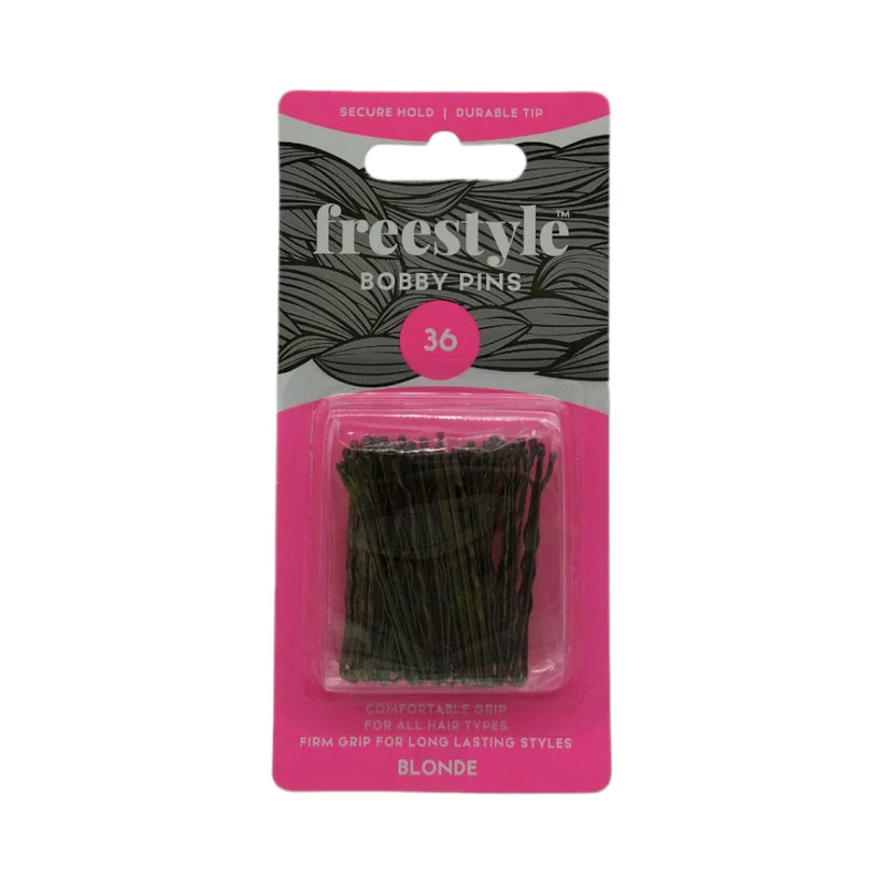Freestyle Bobby Pins 36pc Blonde Retail Freestyle