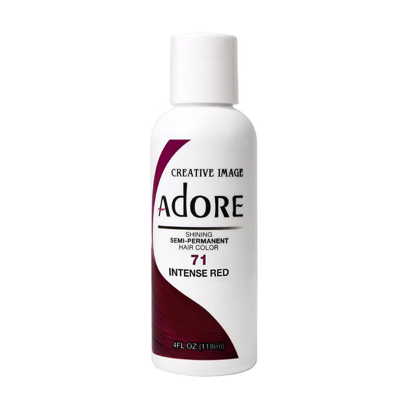 Adore Semi Permanent Hair Colour No. 71 Intense Red 118ml Retail Adore