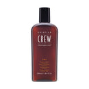 American Crew Classic 3 in 1 Shampoo Conditoner Body Wash 450ml Retail American Crew