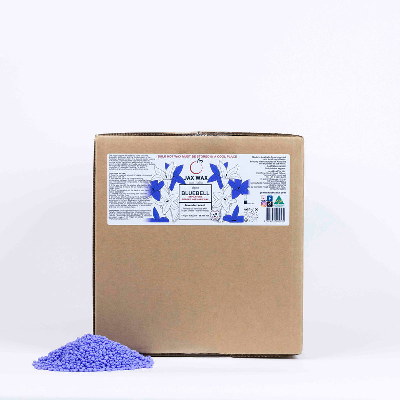 Jax Wax Alpine Bluebell Hot Wax Beads 12kg - Bulk Size Waxing Jax Wax