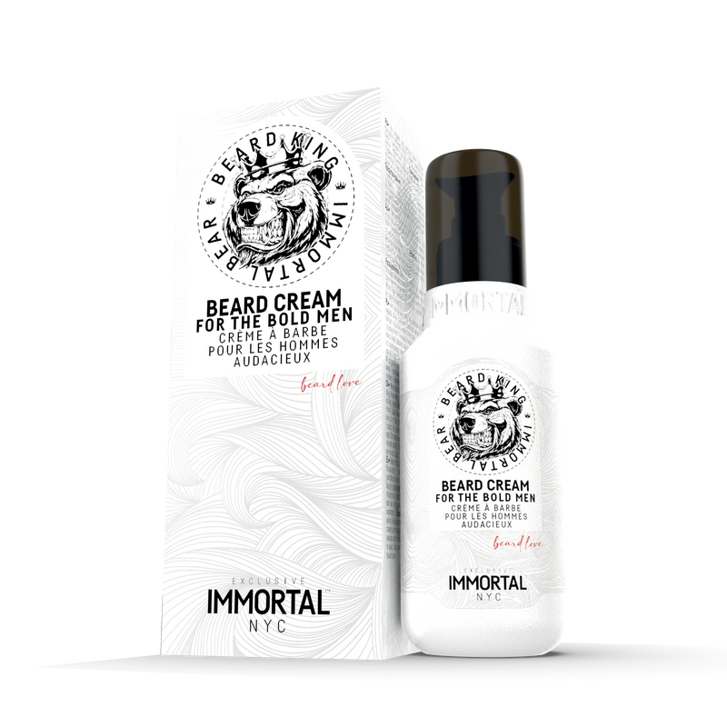 Immortal NYC Beard King Immortal Bear Beard Styling Care Cream 100ml Beard Care Immortal