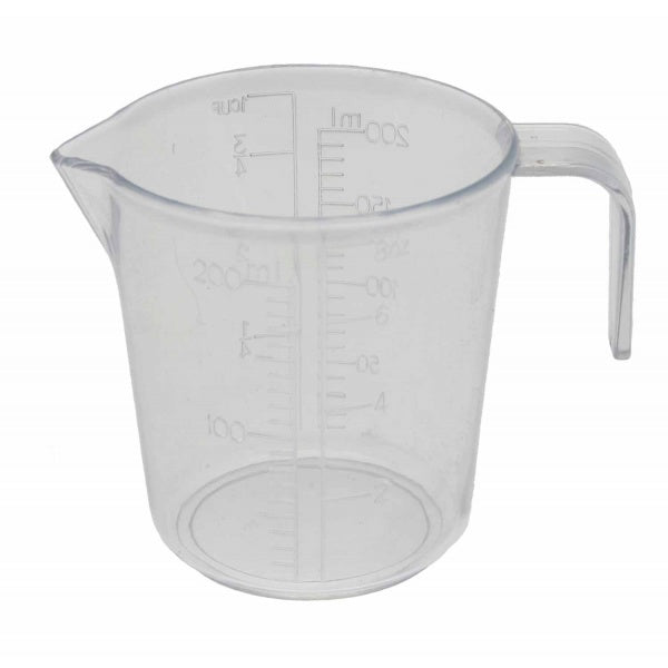 BOB Hair Colouring Measuring Jug Clear 200ml Colouring Accessories weston