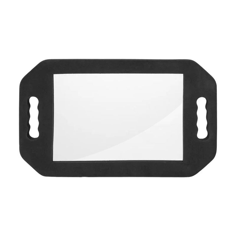 Bob Black Foam Rectangle Mirror with Handles on Both Ends Hand Mirrors Bob
