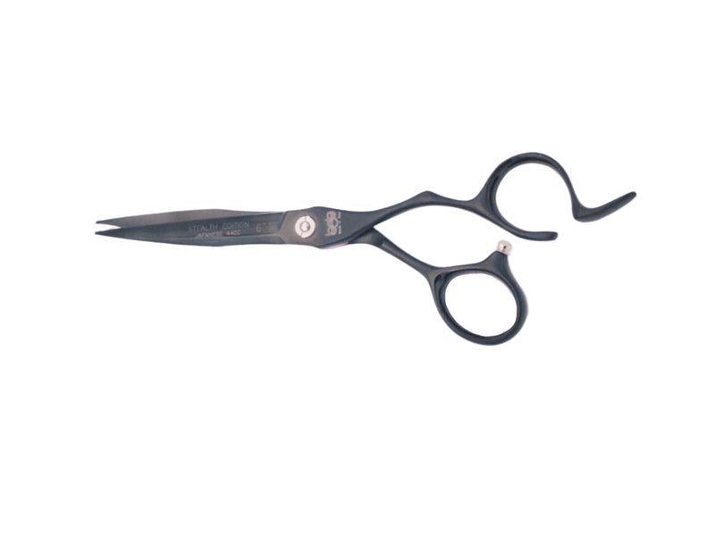 BOB Stealth Edition Black 5.5 Inch Scissor Japanese 440C Steel - Made In Italy Scissors Bob