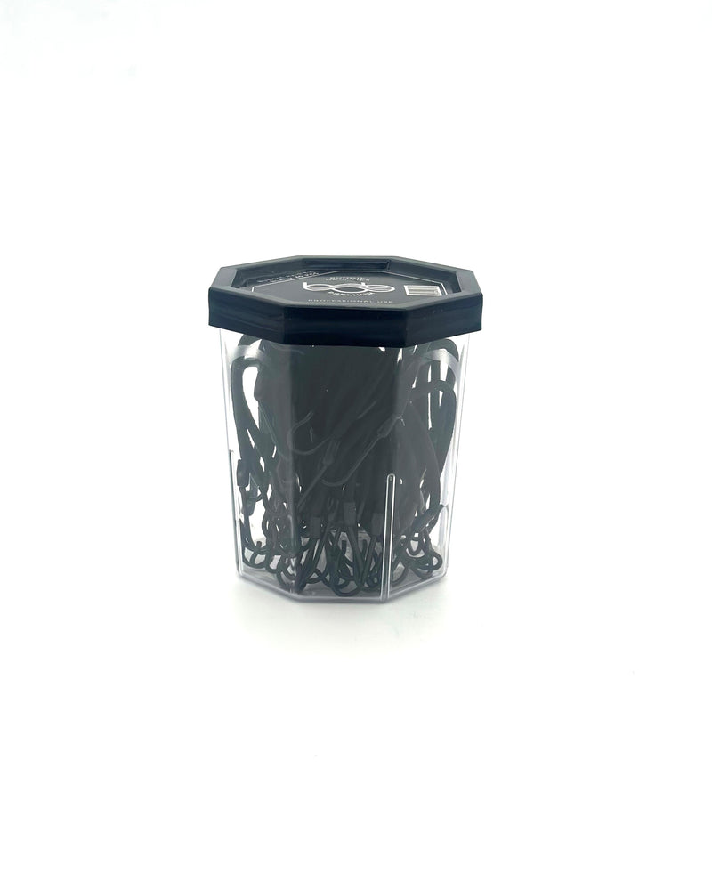 BOB Premium Bungie Hair Ties 40pc - Black Retail Bob