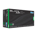 Black Air Nitrile Disposable Black Gloves 100 Pack - Extra Large Gloves Black Air