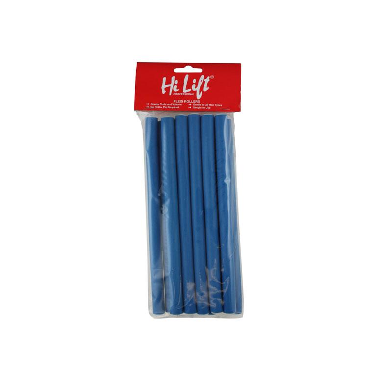 Hi Lift Flexible Rods Medium Blue 12mm x 180mm 12pk Hair Styling Hi Lift