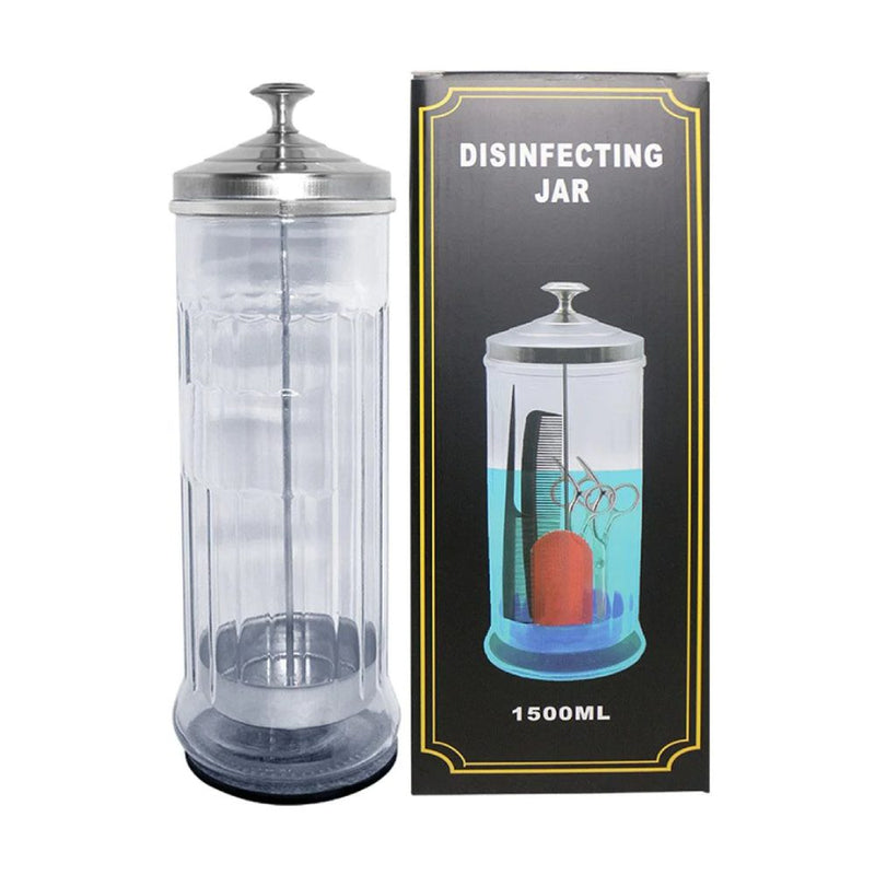 Bob Glass Disinfecting Jar 1500ml with Tray Disinfecting Jars Bob