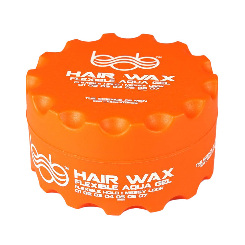 Bob Wax Deal - 48x Bob Hair Wax Aqua Gel Flexible Hold Ultra Shine 150ml ORANGE Retail BOB