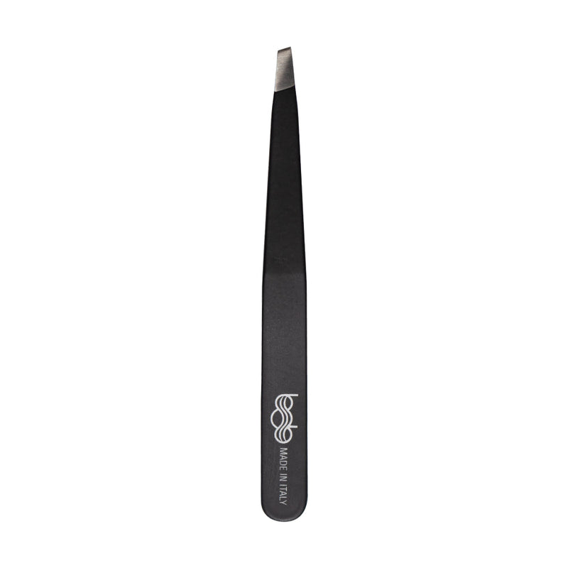 Bob Premium Tweezers Slant Black - Made in Italy retail Bob