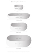 Joiken SPA Hot Stone 28 Piece Set 100% Basalt Rocks for Body Massage 453216 Massage Stones Joiken