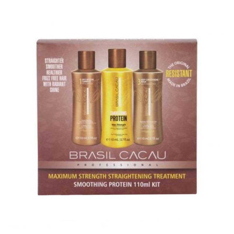 Brasil Cacau Smoothing Protein Max Strength Kit 110ml Retail Brasil Cacau