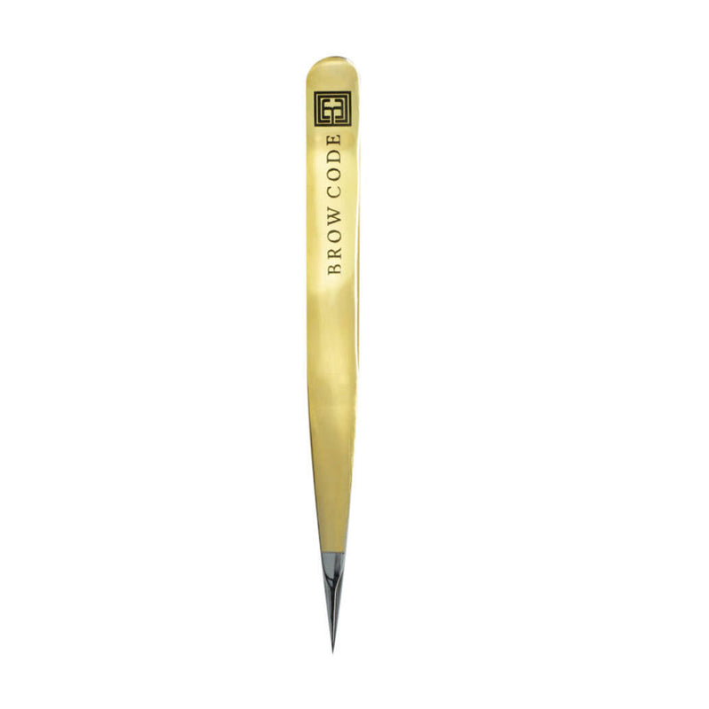 Brow Code Point Precision Tweezer Retail Brow Code