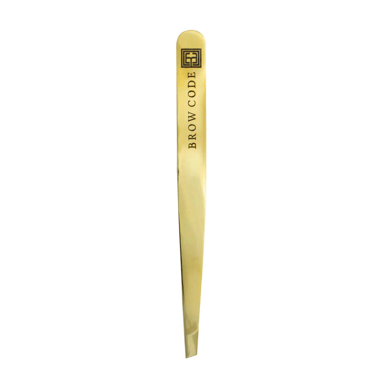 Brow Code Slant Precision Tweezer Retail Brow Code
