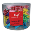 Hi Lift Butterfly Clips Assorted Colours 36pk Hair Clips Hi Lift