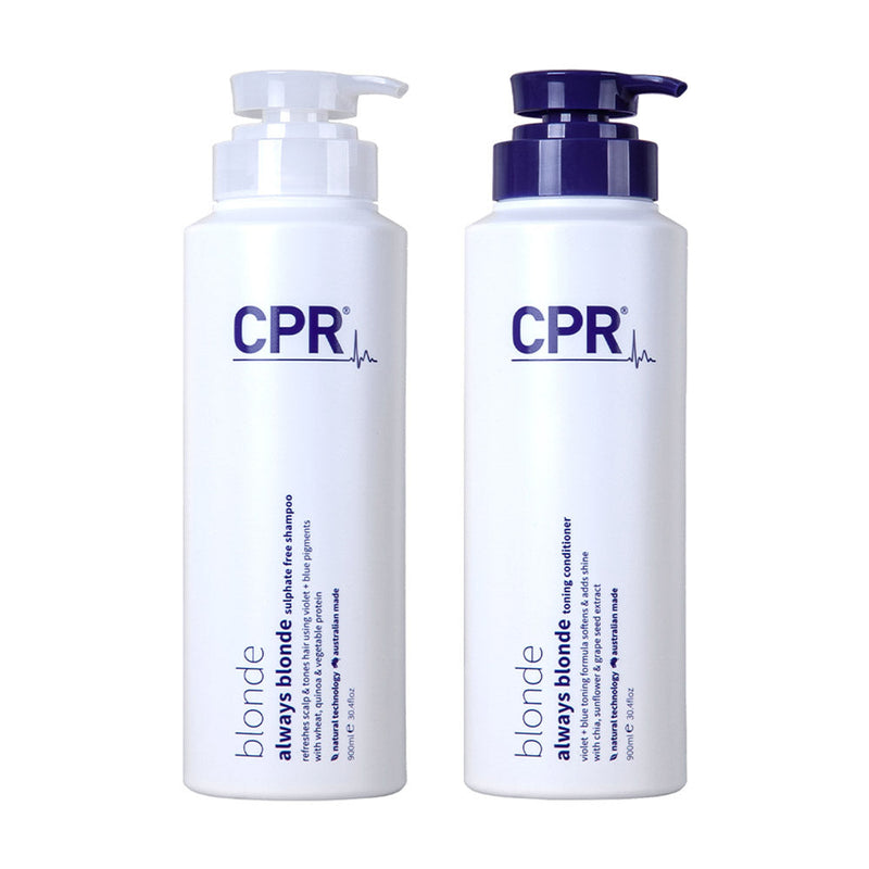Vitafive CPR Blonde Always Blonde Shampoo and Conditioner 900ml Shampoo & Conditioner Vitafive CPR