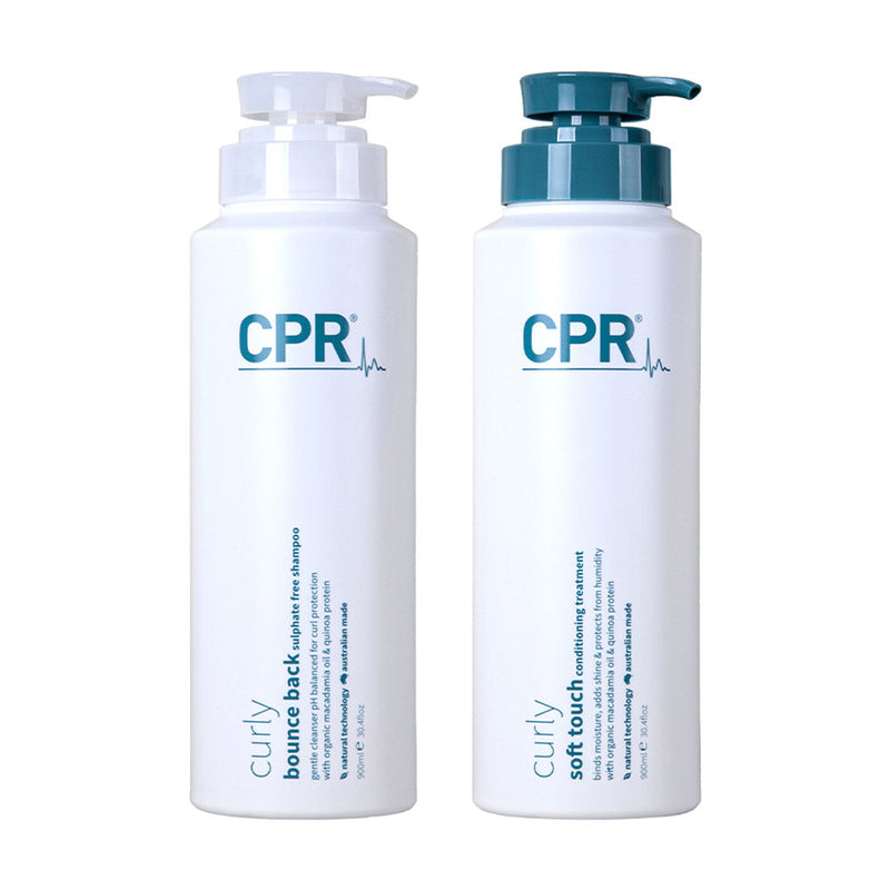 Vitafive CPR Curly Bounce Back Sulphate Free Shampoo and Conditioner 900ml Shampoo & Conditioner Vitafive CPR