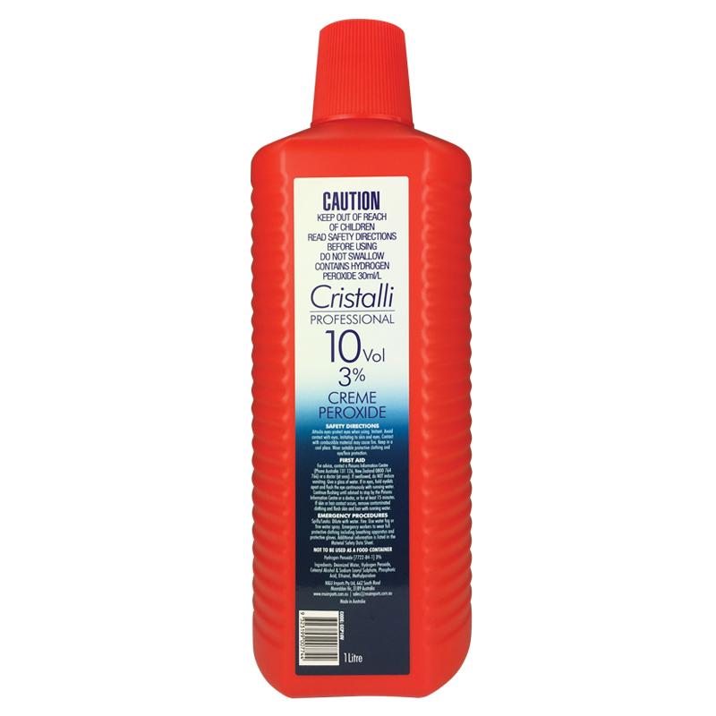 Cristalli Peroxide 10 Vol - 3% 1L Peroxides & Developers Cristalli