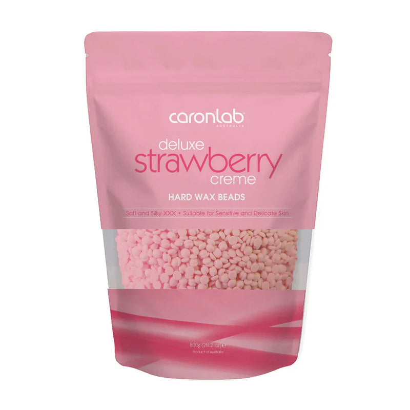 Caronlab Hard Wax Strawberry Beads 800g Waxing Caronlab