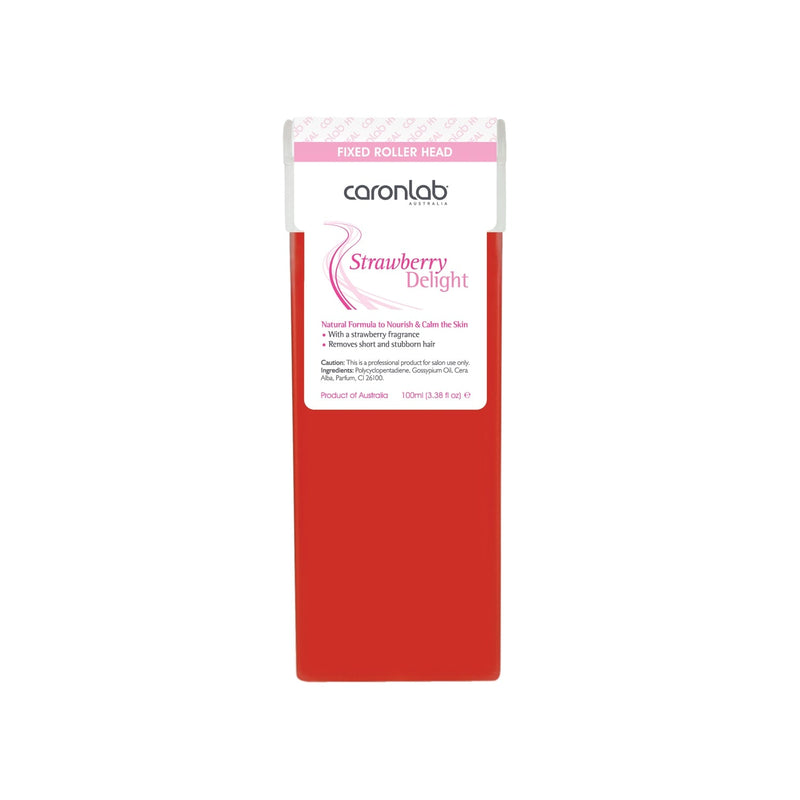 Caronlab Strip Wax Cartridge Strawberry Delight 100g Retail Caronlab