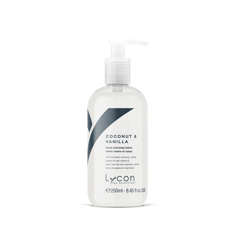 Lycon Coconut and Vanilla Hand and Body Lotion 250ml Wholesale Lycon