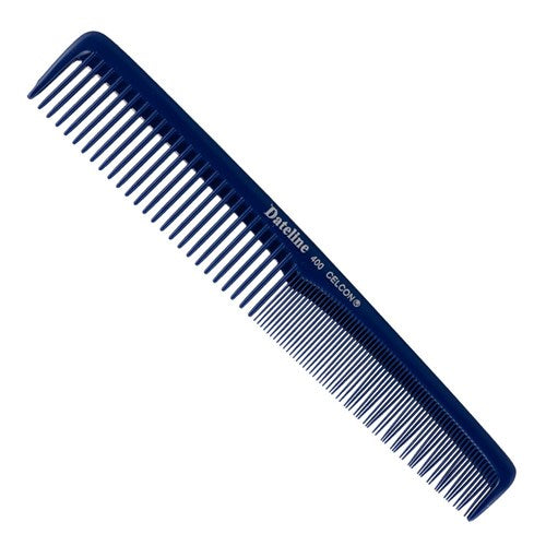 Dateline Professional Black Celcon Large Styling Comb 400 Retail Dateline