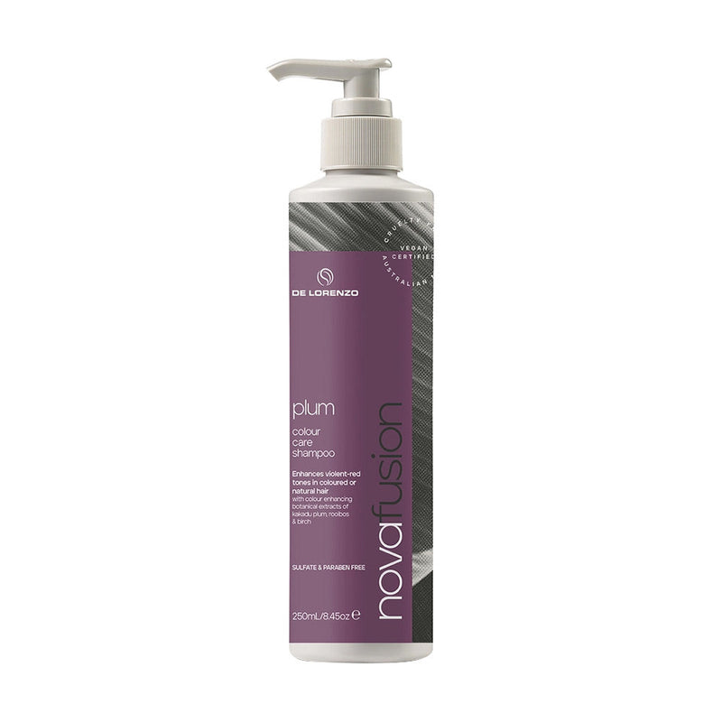 De Lorenzo Novafusion Plum Shampoo 250ml Retail De Lorenzo