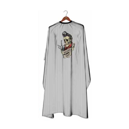 Deyaz Premium Salon Cape Barber Shop Skull Thin Stripe Capes Deyaz