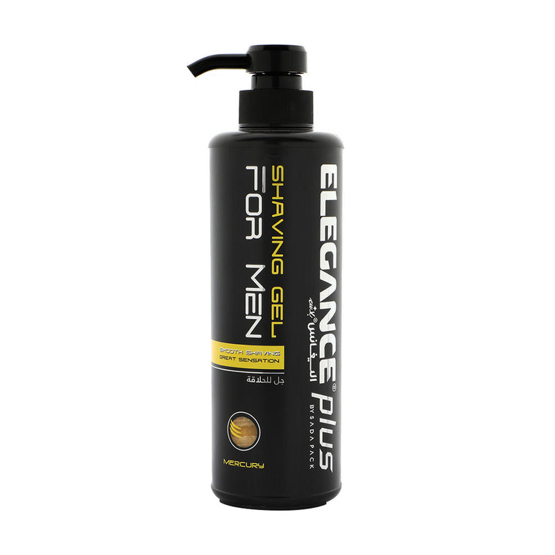 Elegance Plus Shaving Gel Mercury Yellow 500ml Retail Elegance