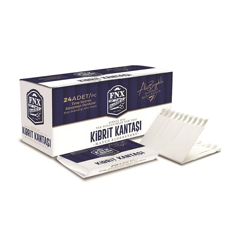 FNX Barber Styptic Stick Single Use by Ali Biyikli 20pk - Box of 24 Shaving Product FNX