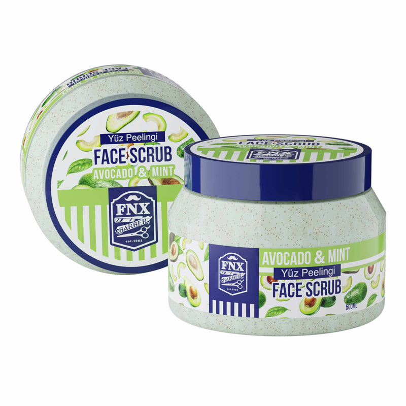 FNX Peeling Facial Scrub Avocado Mint 500ml Facial Product FNX