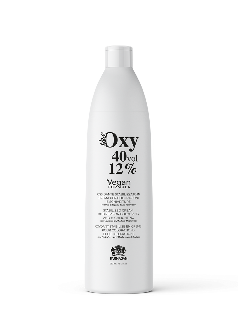 Farmagan Superlative The Oxy Vegan Crème Developer Peroxide 950ml - 40 Vol 12% Peroxides & Developers Farmagan Superlative
