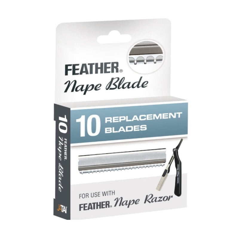 Feather Nape Replacement Blades 10pk BLFN10 Retail Feather