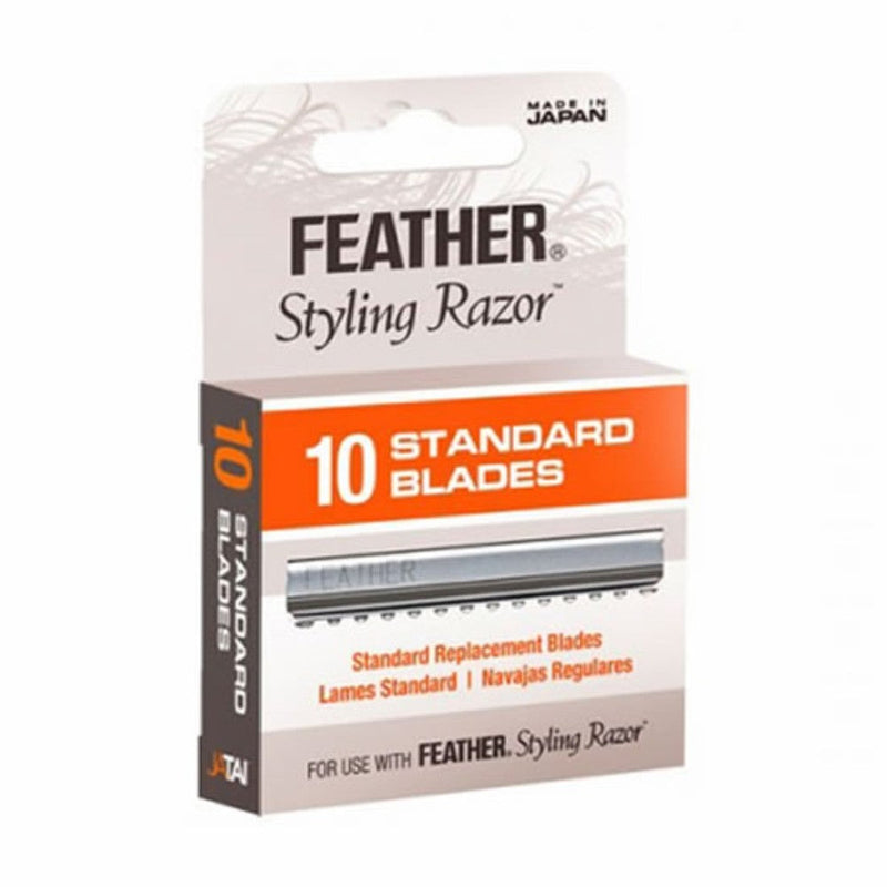 Feather Styling Razor Standard Blades 10pk BLFS10 Retail Feather
