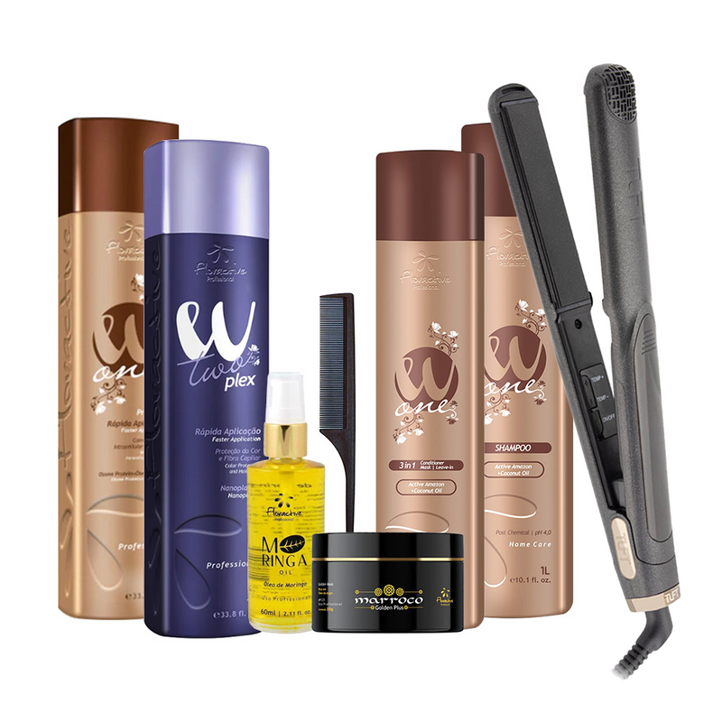 Floractive Nanoplasty Kit With Tuft Granite Hair Straightener Wholesale Floractive