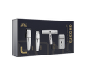 JRL Onyx White Ghost 3 Professional Clipper Trimmer Hair Dryer and Foil Quad Kit Clipper/Trimmer/Foil Shaver Duo JRL
