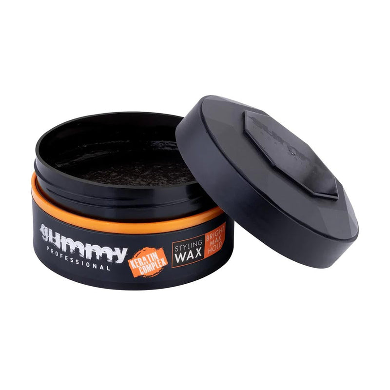 12x Gummy Professional Bright Finish Orange Hair Styling Wax 150ml Hair Wax Gummy