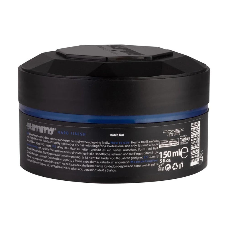 3x Gummy Professional Keratin Complex Hard Finish Styling Wax 150ml Hair Wax GUMMY PROFESSIONAL