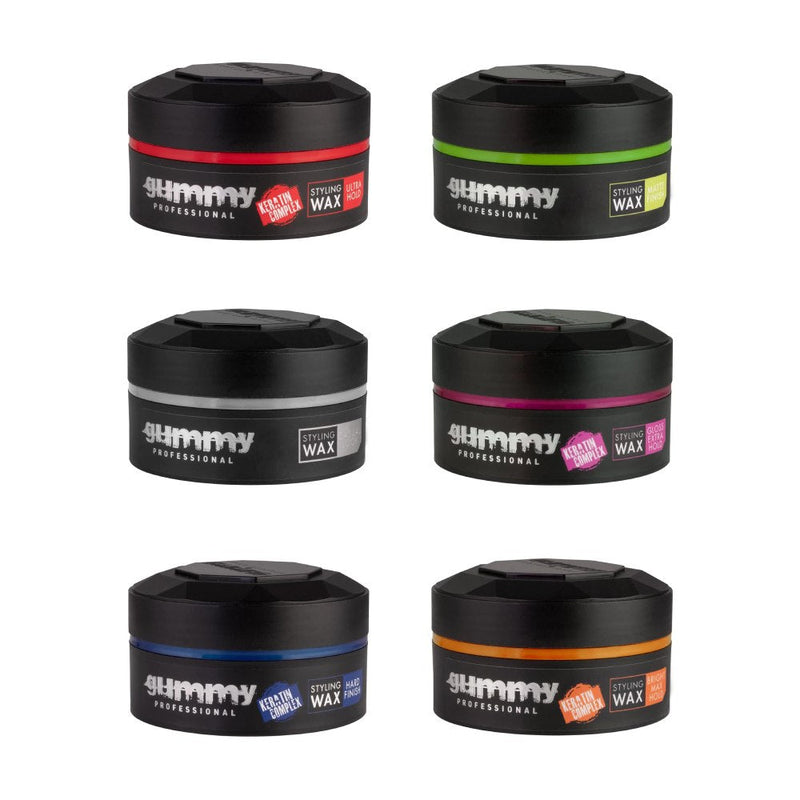 36x Gummy Professional Mixed Box of Styling Wax 150ml Hair Wax Gummy