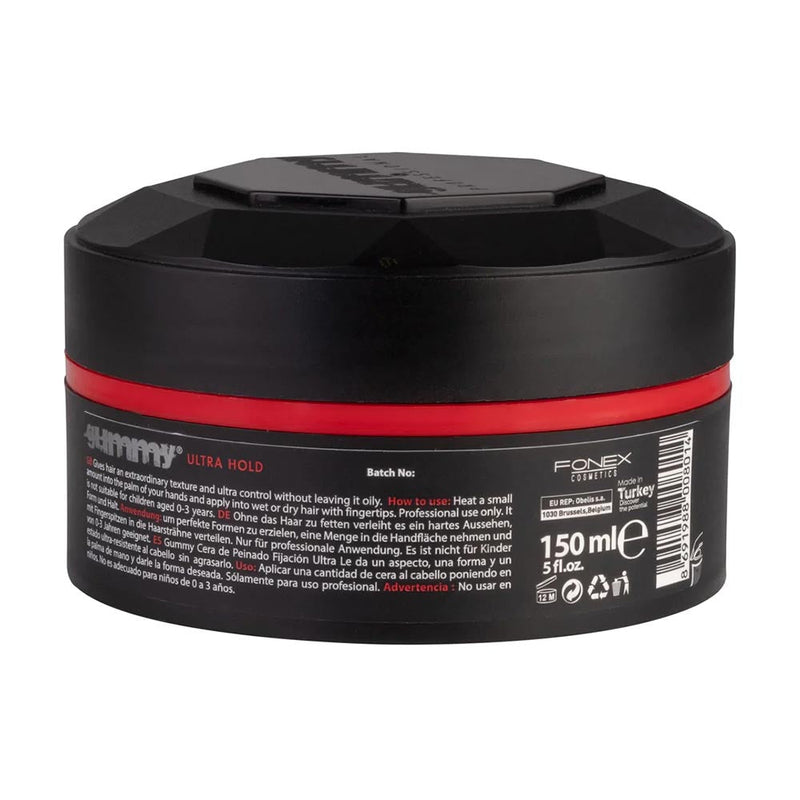 36x Gummy Professional Keratin Complex Hair Styling Wax Ultra Hold 150ml (1 box) Hair Wax GUMMY PROFESSIONAL