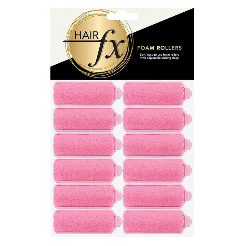 Hair FX Foam Rollers 12pc Small Retail Hair FX
