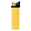 Hair FX Self Gripping 33mm Yellow 6pk Retail Hair FX