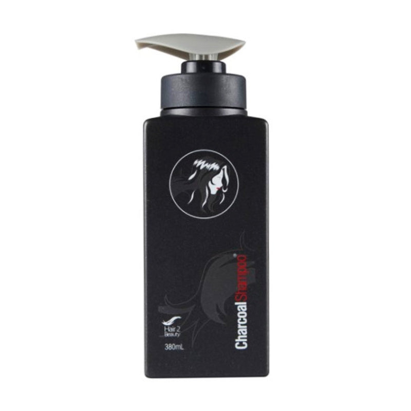 Hair 2 Beauty Charcoal Shampoo 380ml Retail Hair 2 Beauty