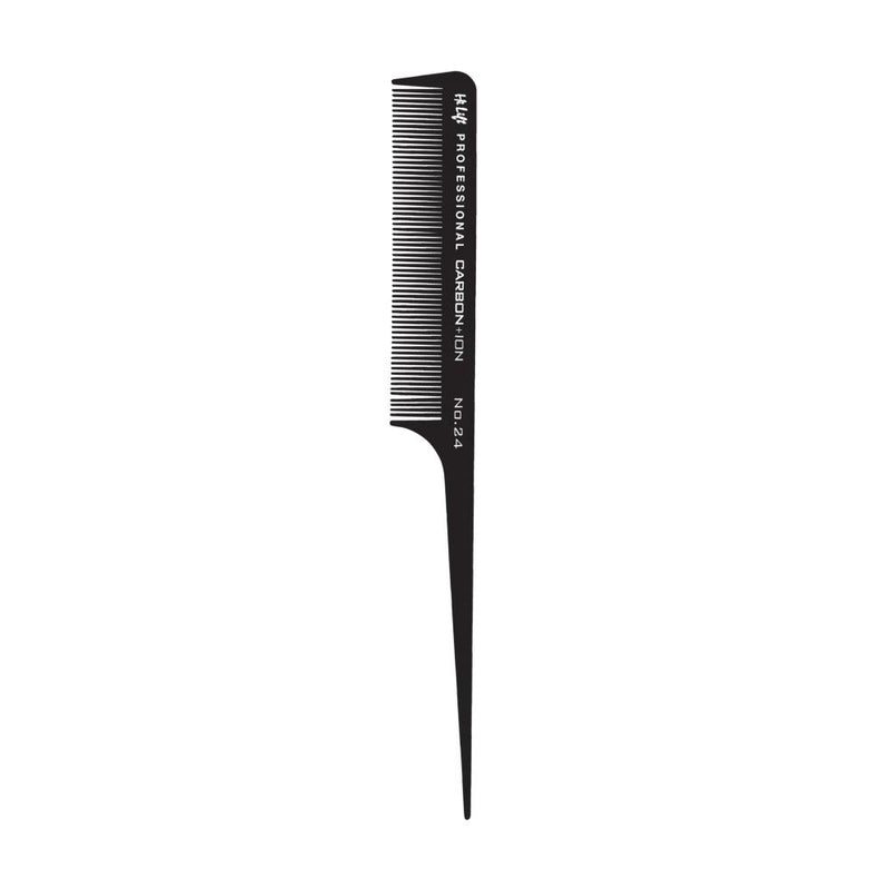 Hi Lift Carbon + Ion Plastic Tail Comb No. 24 Hi Lift