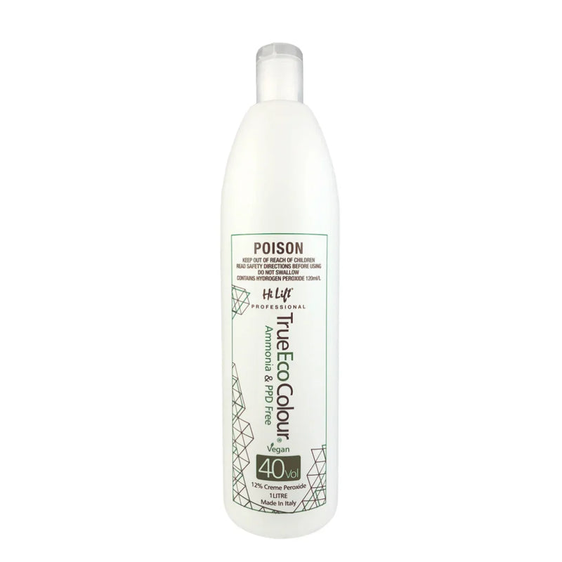 Hi Lift True Eco Colour Peroxide 40vol - 12% 1 Litre Peroxides & Developers Hi Lift