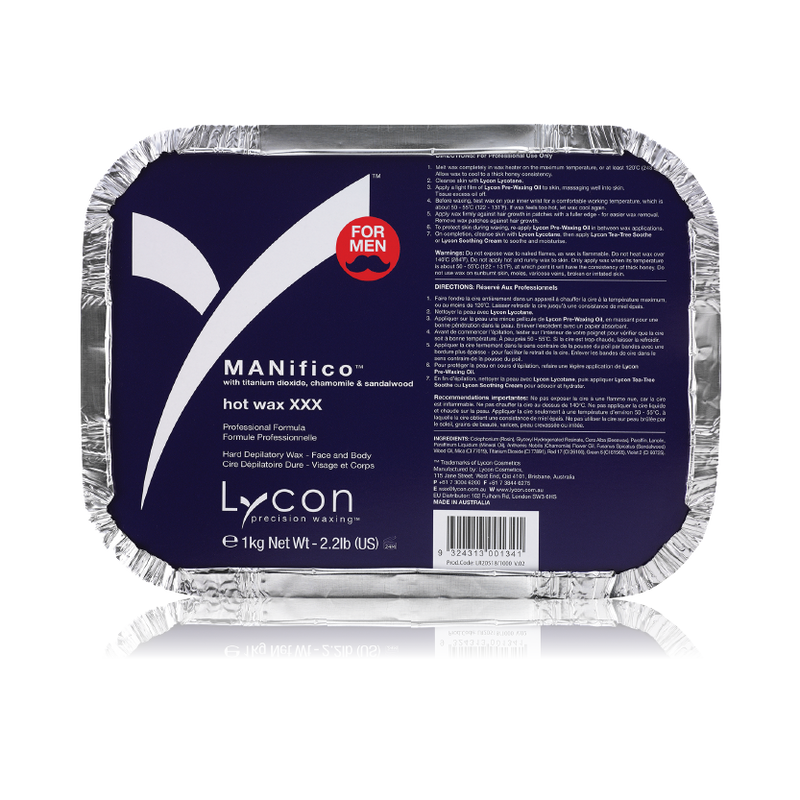 Lycon Manifico Mens Hot Wax 1kg Wholesale Lycon